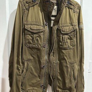 Abercrombie and Fitch Mens Sentinel Jacket Army Green Size M